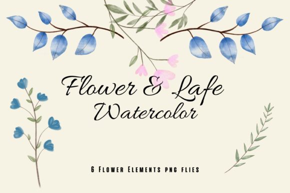 Flower Lafe Watercolor Illustrations